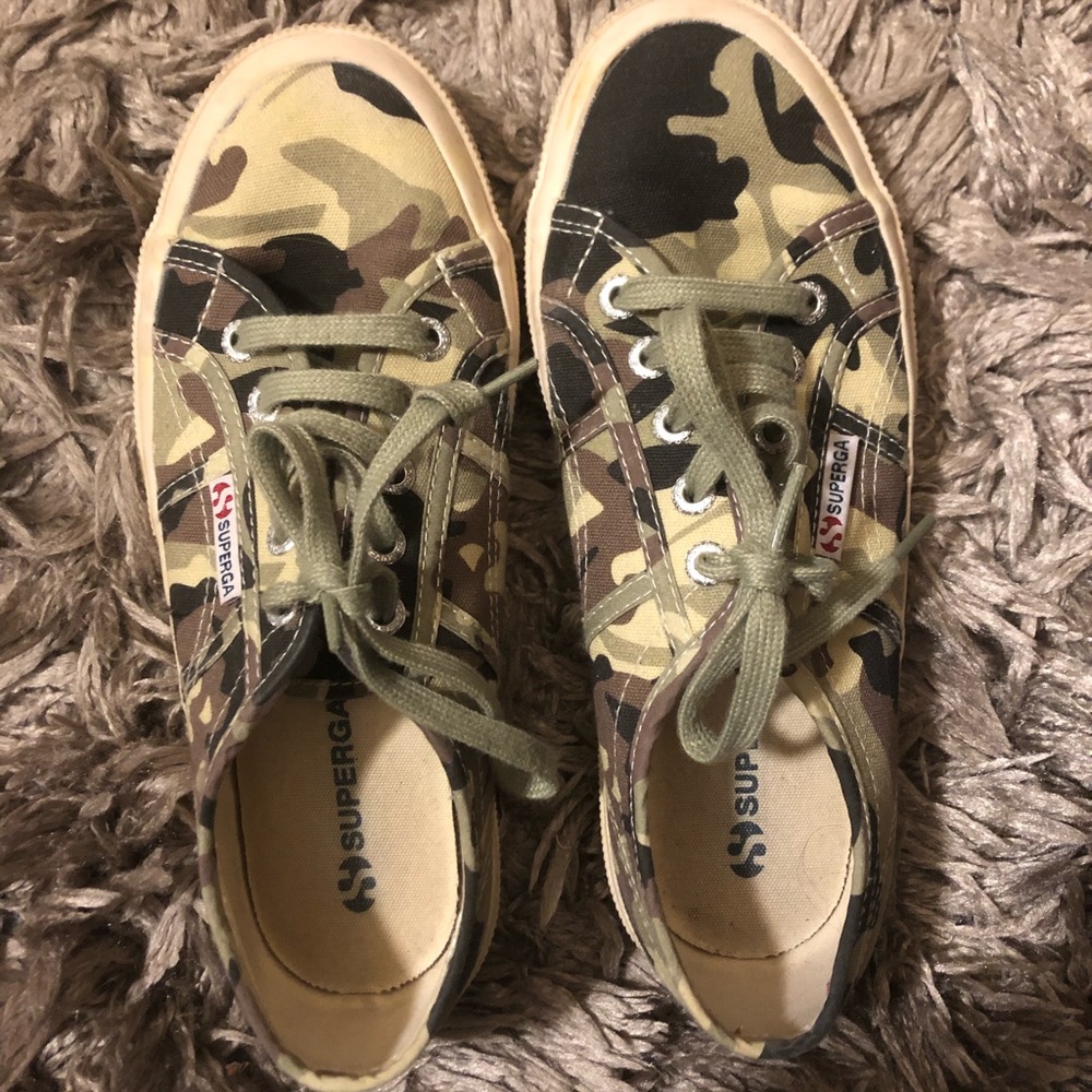 Superga camo sneakers